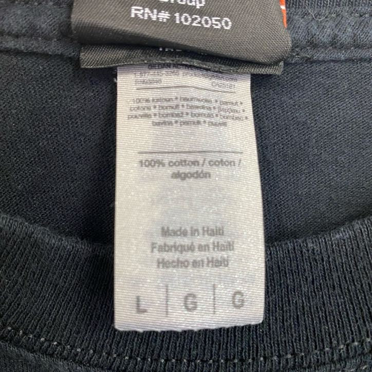 HARLEY DAVIDSON ハーレーダビッドソン 半袖プリントTシャツ 黒 ブラック Lサイズ