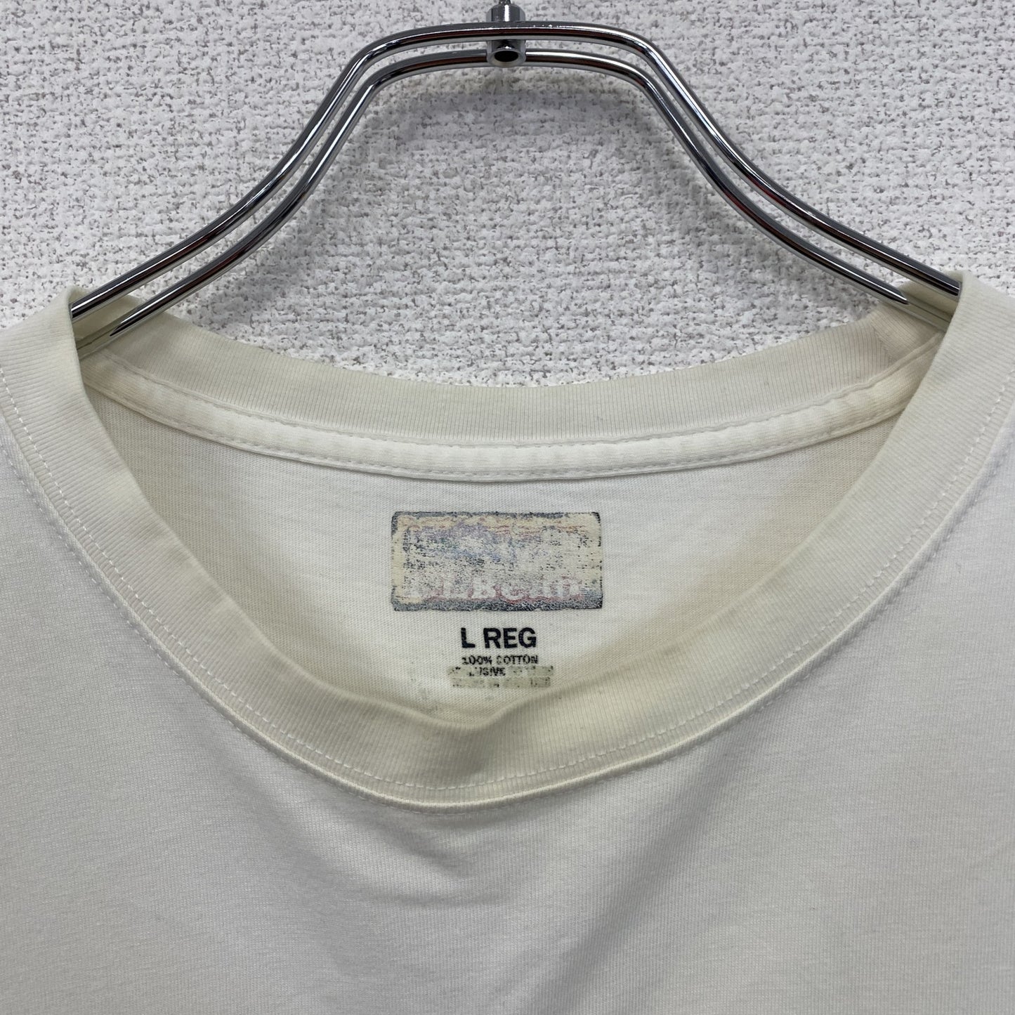 L.L.Bean エルエルビーン 半袖プリントTシャツ 白 ホワイト Lサイズ