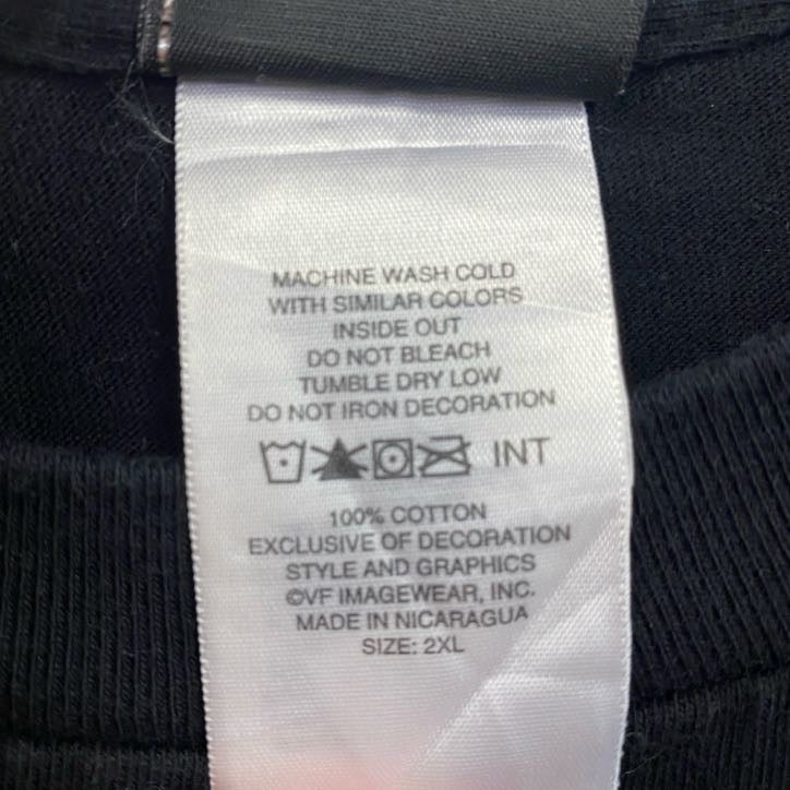 00s HARLEY DAVIDSON ハーレーダビッドソン 半袖プリントTシャツ 黒 ブラック 2XLサイズ