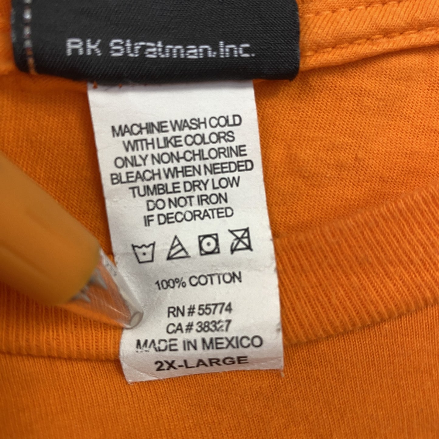 HARLEY DAVIDSON ハーレーダビッドソン 半袖プリントTシャツ オレンジ 2XLサイズ