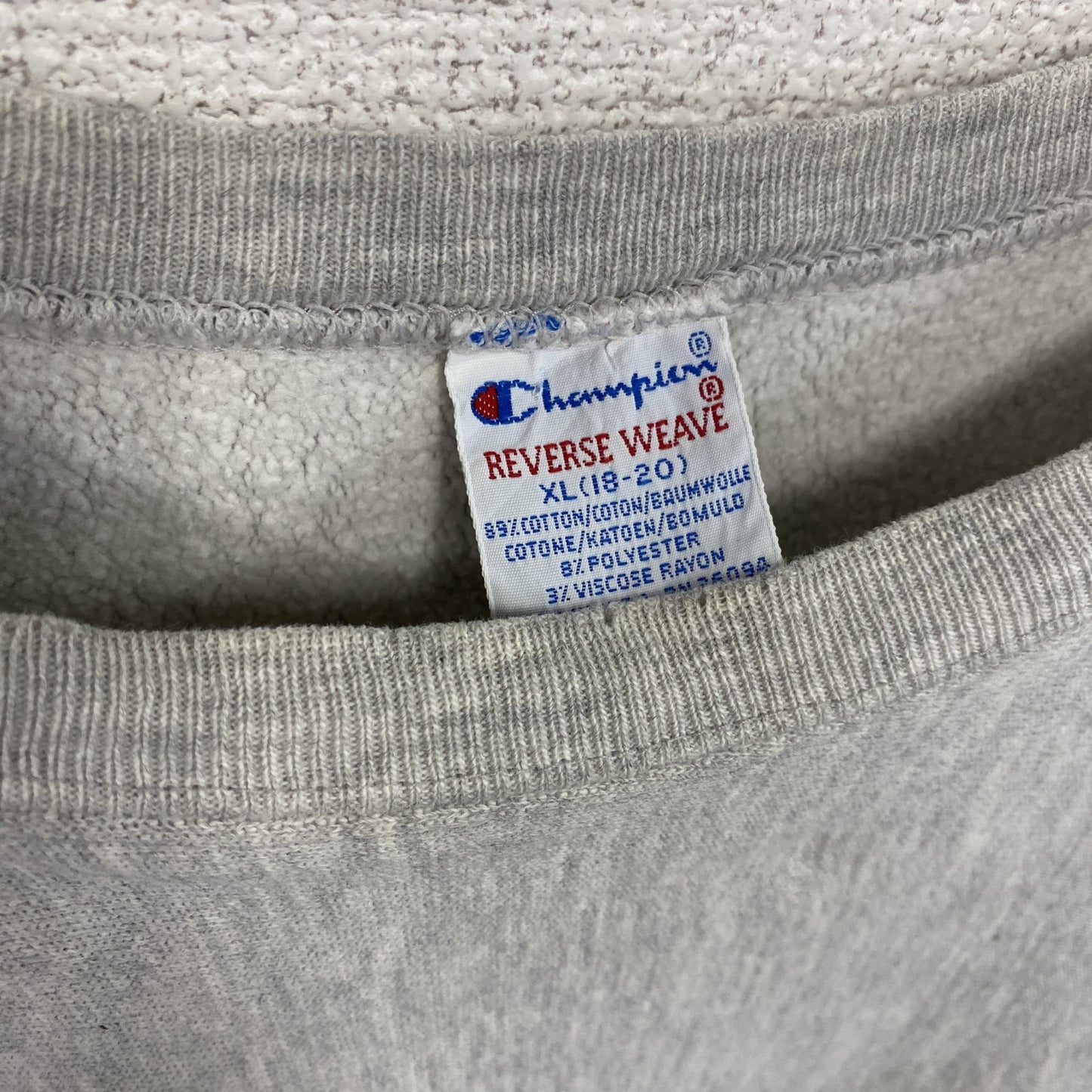 90s champion チャンピオン リバースウィーブ スウェット/トレーナー ヴィンテージ 灰色 グレー