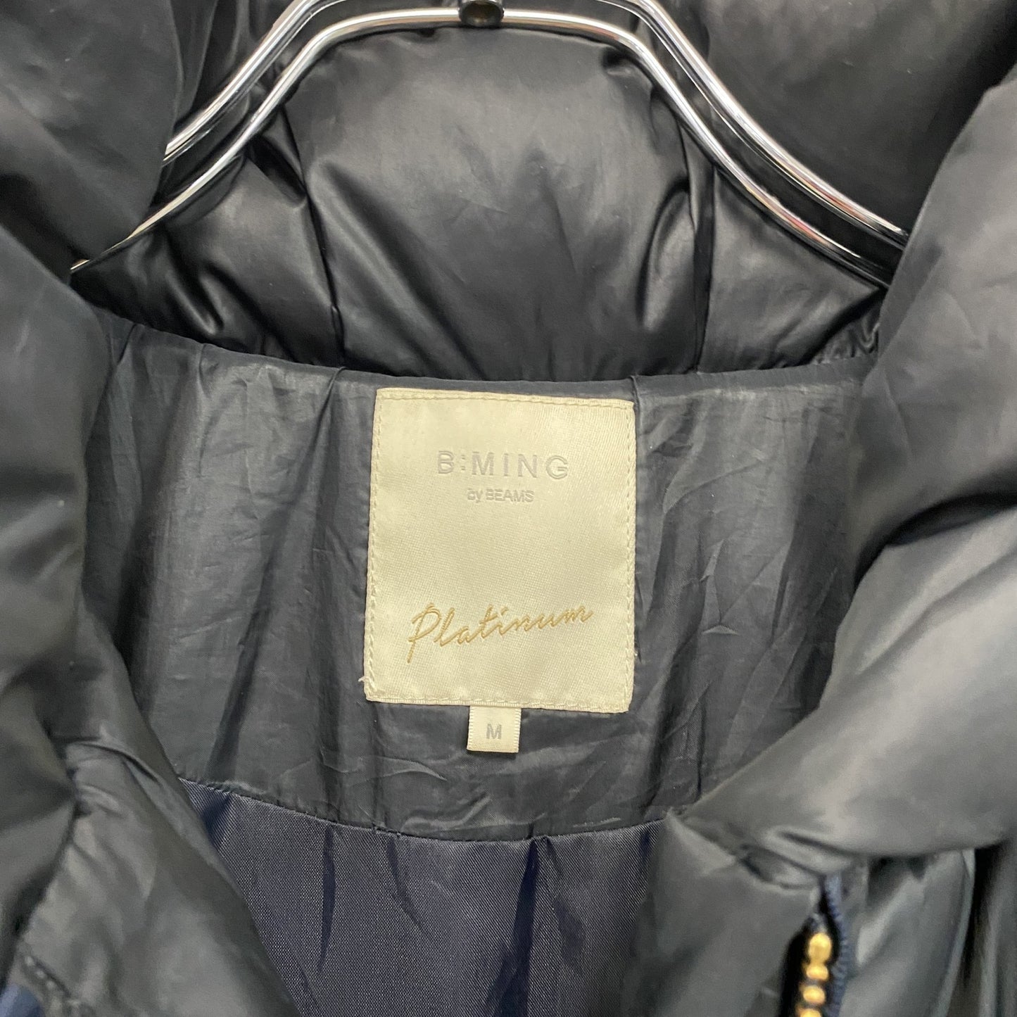 B:MING by BEAMS Platinum ビームス ダウンコート ダウン90% 黒 ブラック Mサイズ