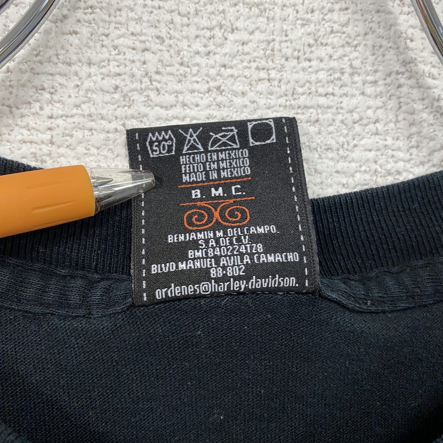 HARLEY DAVIDSON ハーレーダビッドソン 半袖プリントTシャツ 黒 ブラック XLサイズ