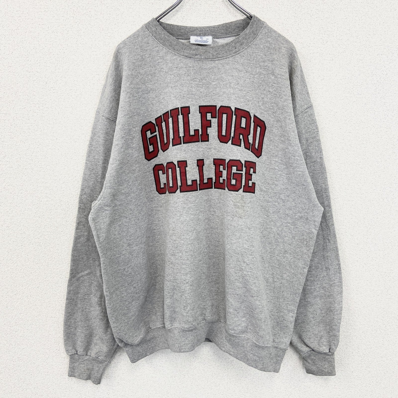 Champion リバースウィーブ カレッジロゴ スウェット 2XL グレー チャンピオンChampion刺繍ロゴ スウェットトレーナーグレー灰色2XL古着