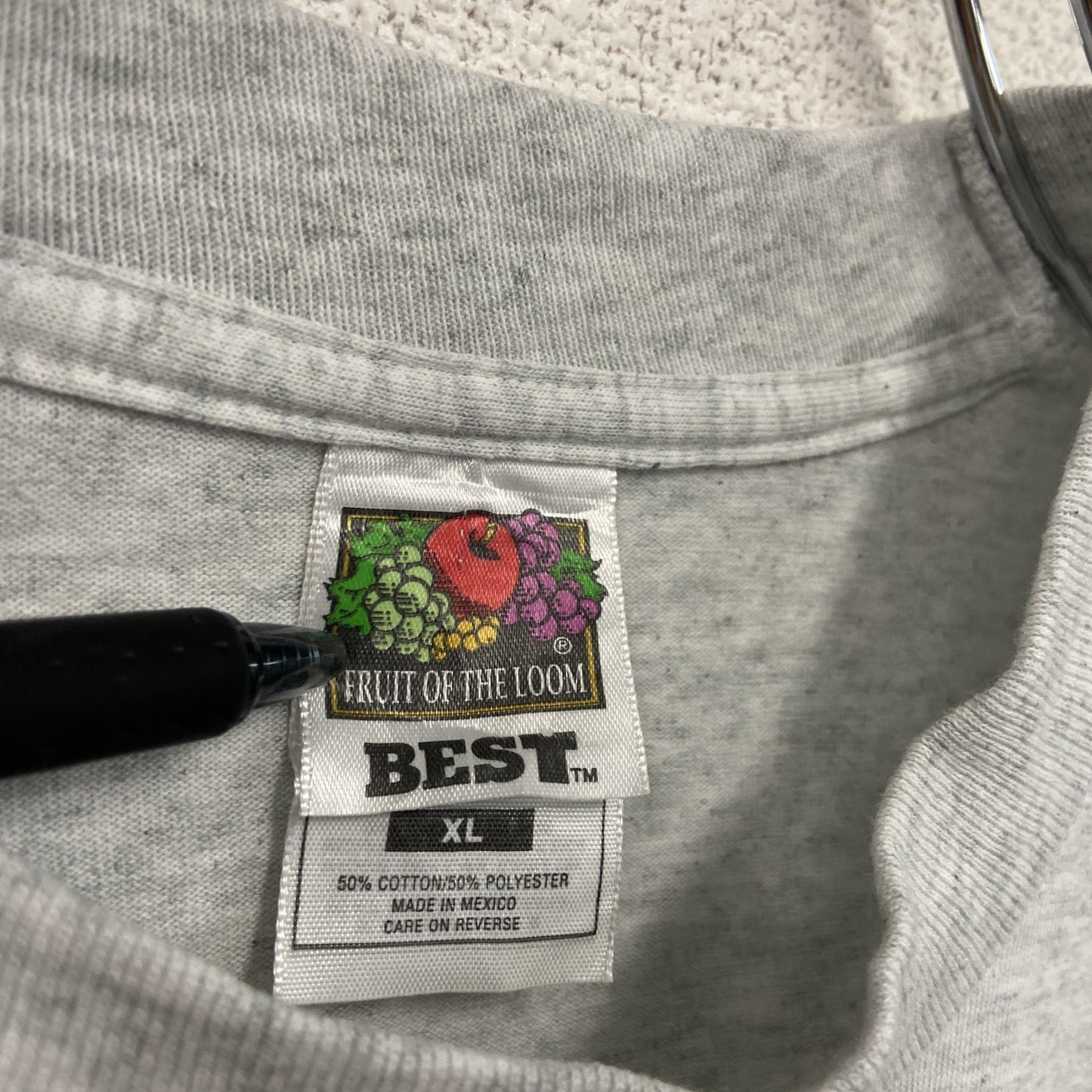 FRUIT OF THE LOOM フルーツオブザルーム 半袖Tシャツ ヴィンテージ グレー XLサイズ
