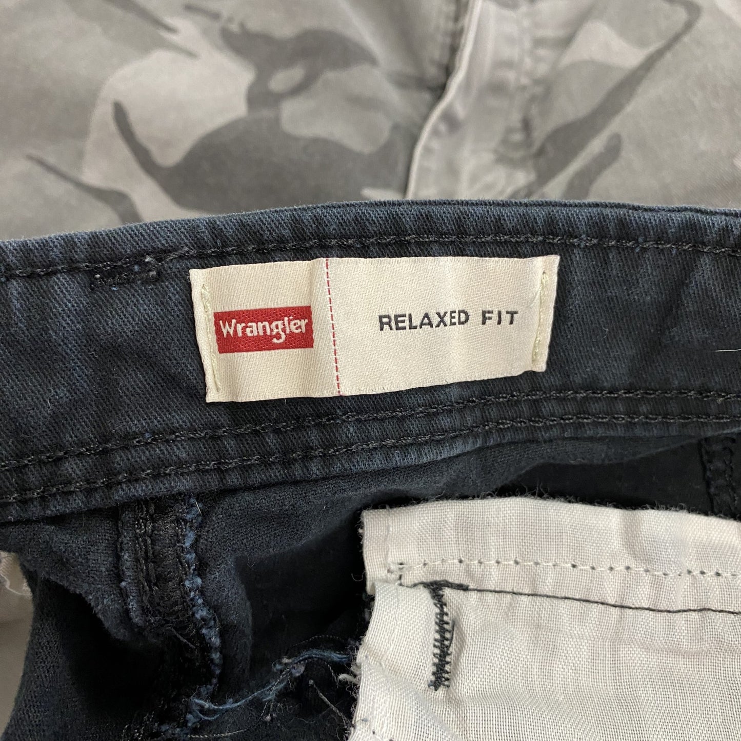 Wrangler ラングラー カーゴパンツ ジップフライ 黒 ブラック W33サイズ