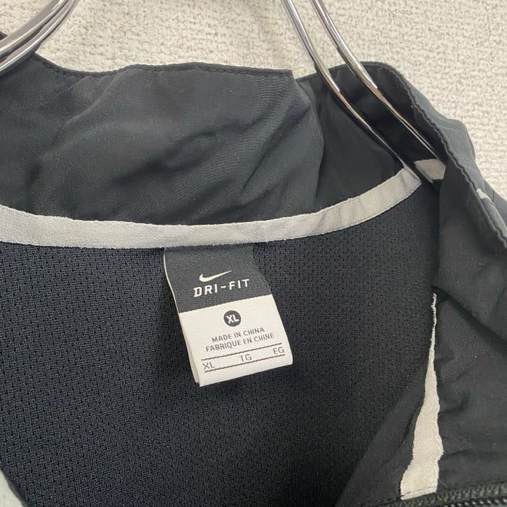 NIKE ナイキ DRI-FIT トラックジャケット/ジャージ 黒 ブラック XLサイズ