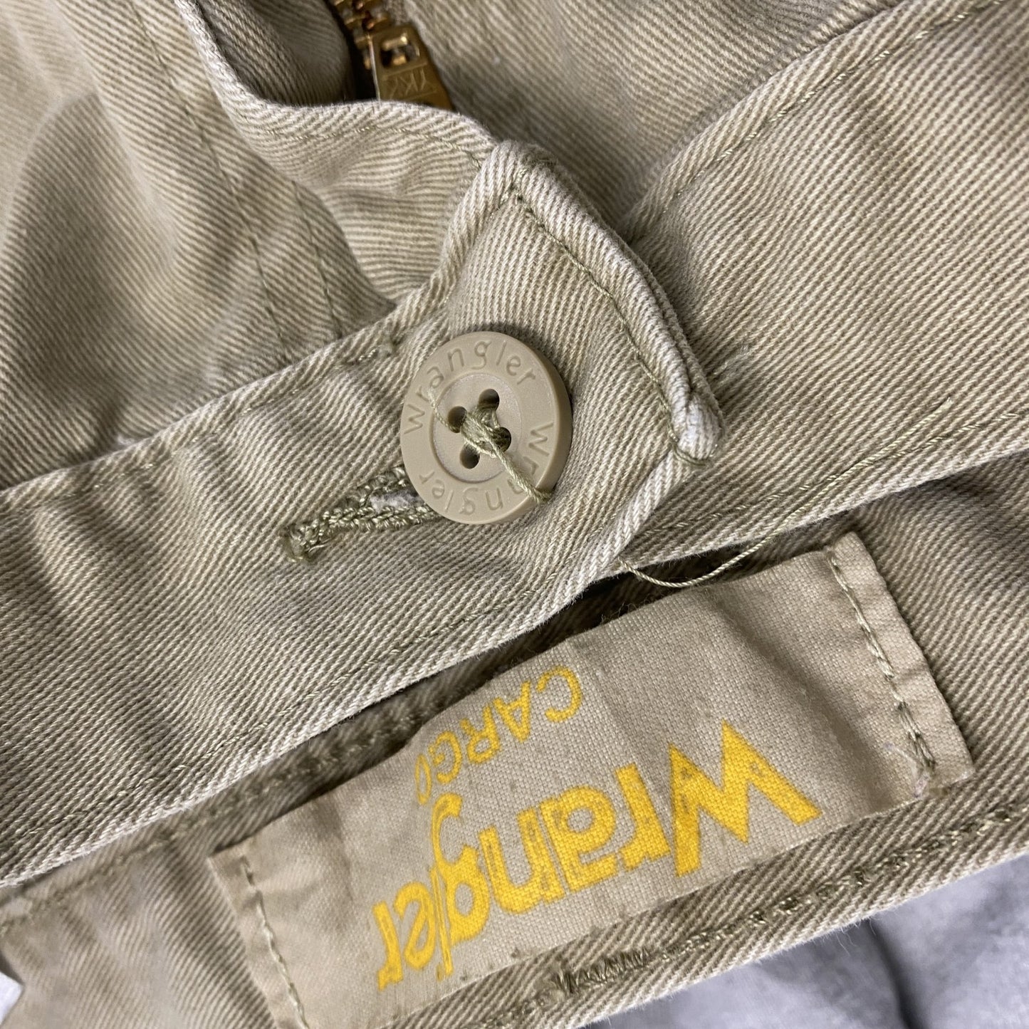 Wrangler ラングラー カーゴパンツ ジップフライ ベージュ 36サイズ