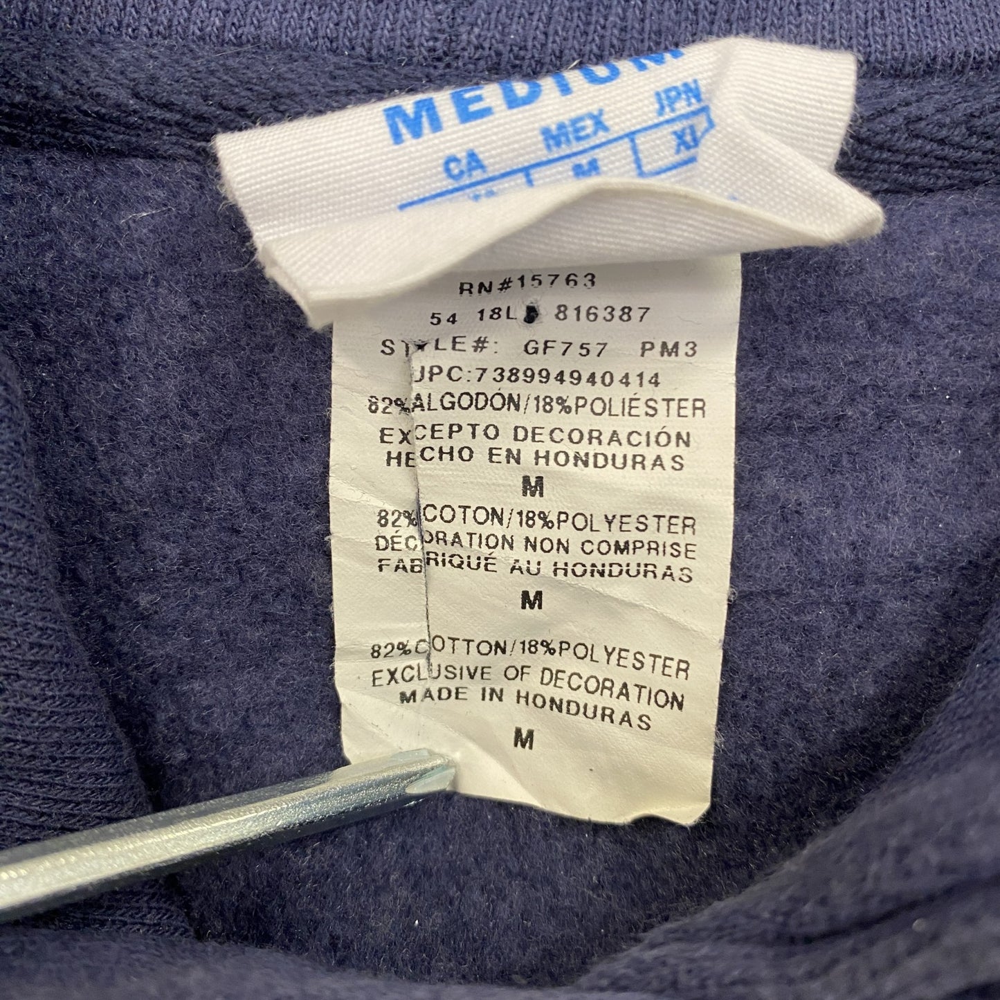 Champion チャンピオン リバースウィーブ スウェットパーカー/フーディー 紺 ネイビー Mサイズ