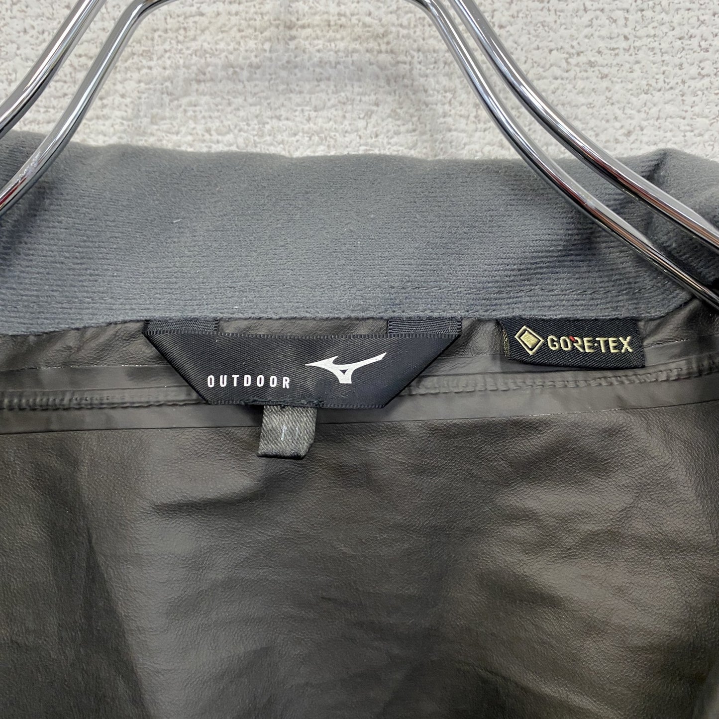 MIZUNO ミズノ GORE-TEX レインジャケット フルジップジャケット 黒 ブラック Mサイズ