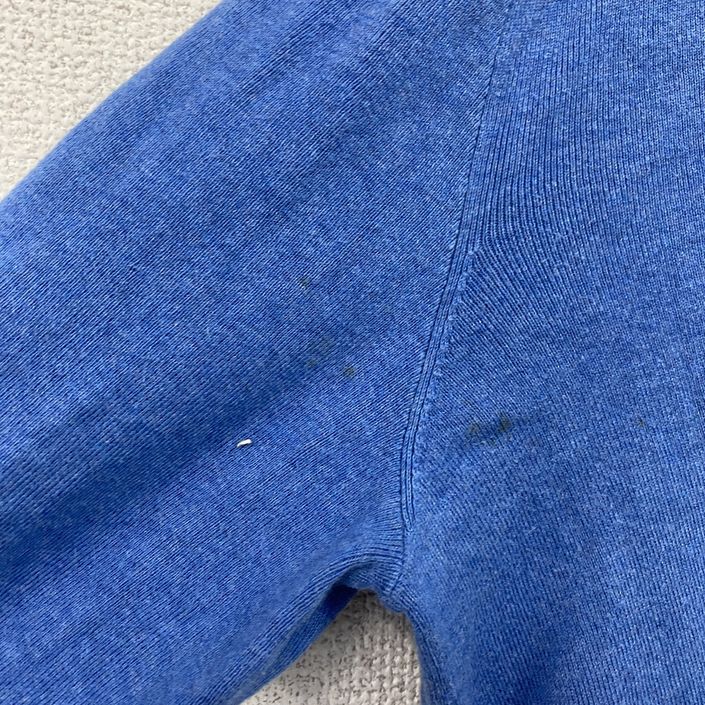 Polo by Ralph Lauren　ラルフローレン　コットンニットセーター　青　ブルー　Mサイズ　古着