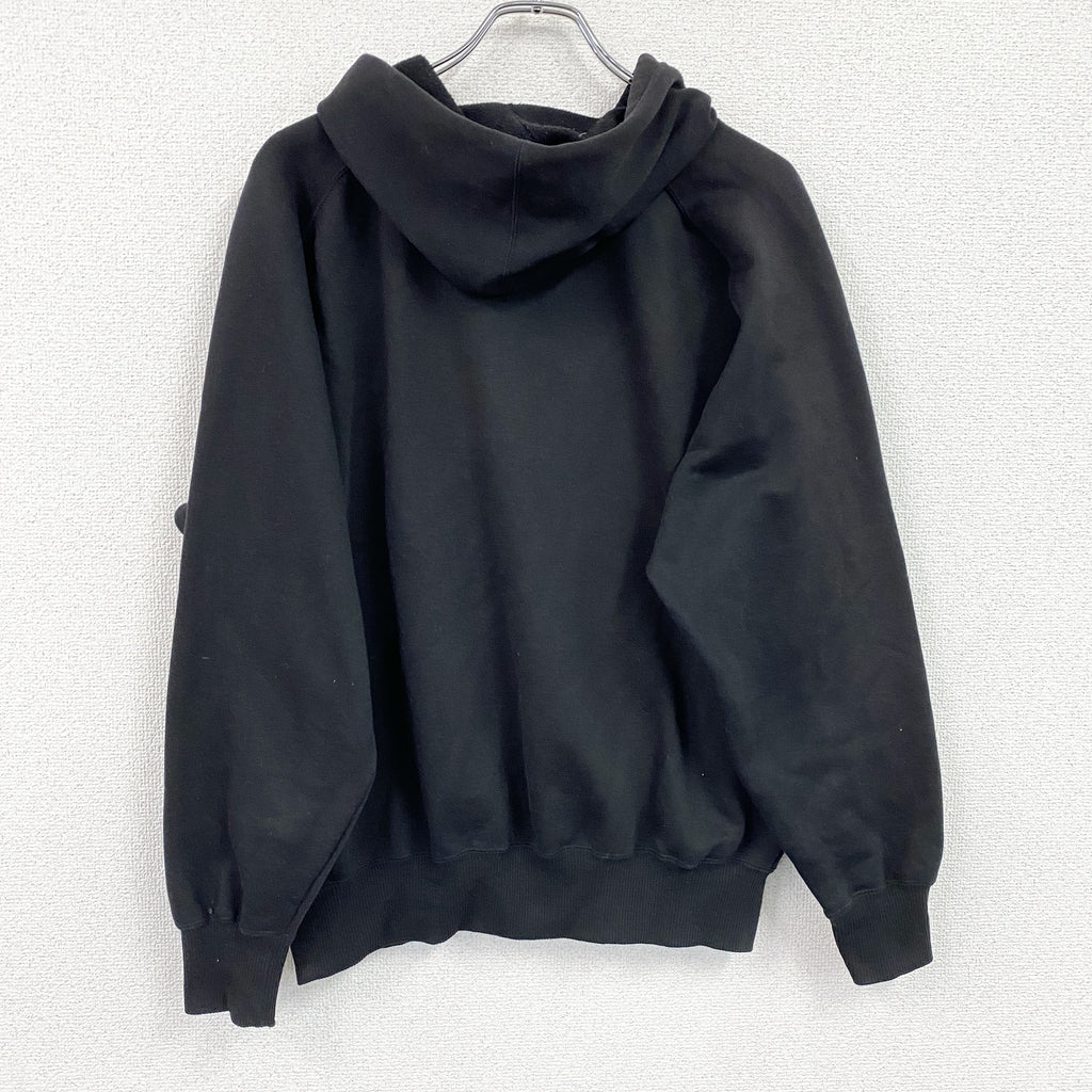 Champion　チャンピオン　スウェットパーカー/フーディー　黒　ブラック　XLサイズ　古着