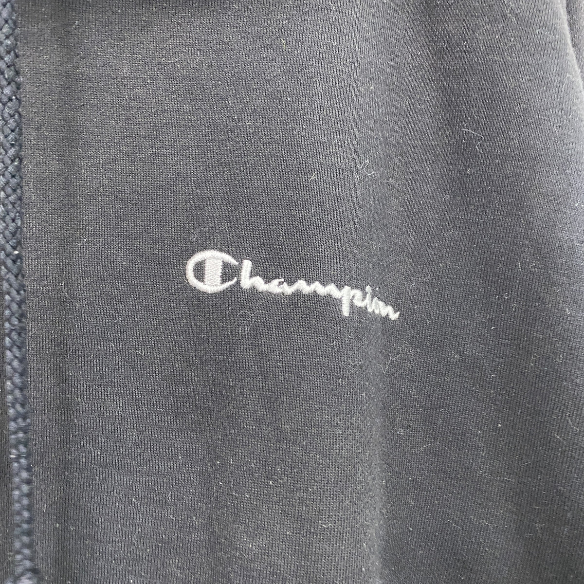 Champion　チャンピオン　スウェットパーカー/フーディー　黒　ブラック　XLサイズ　古着