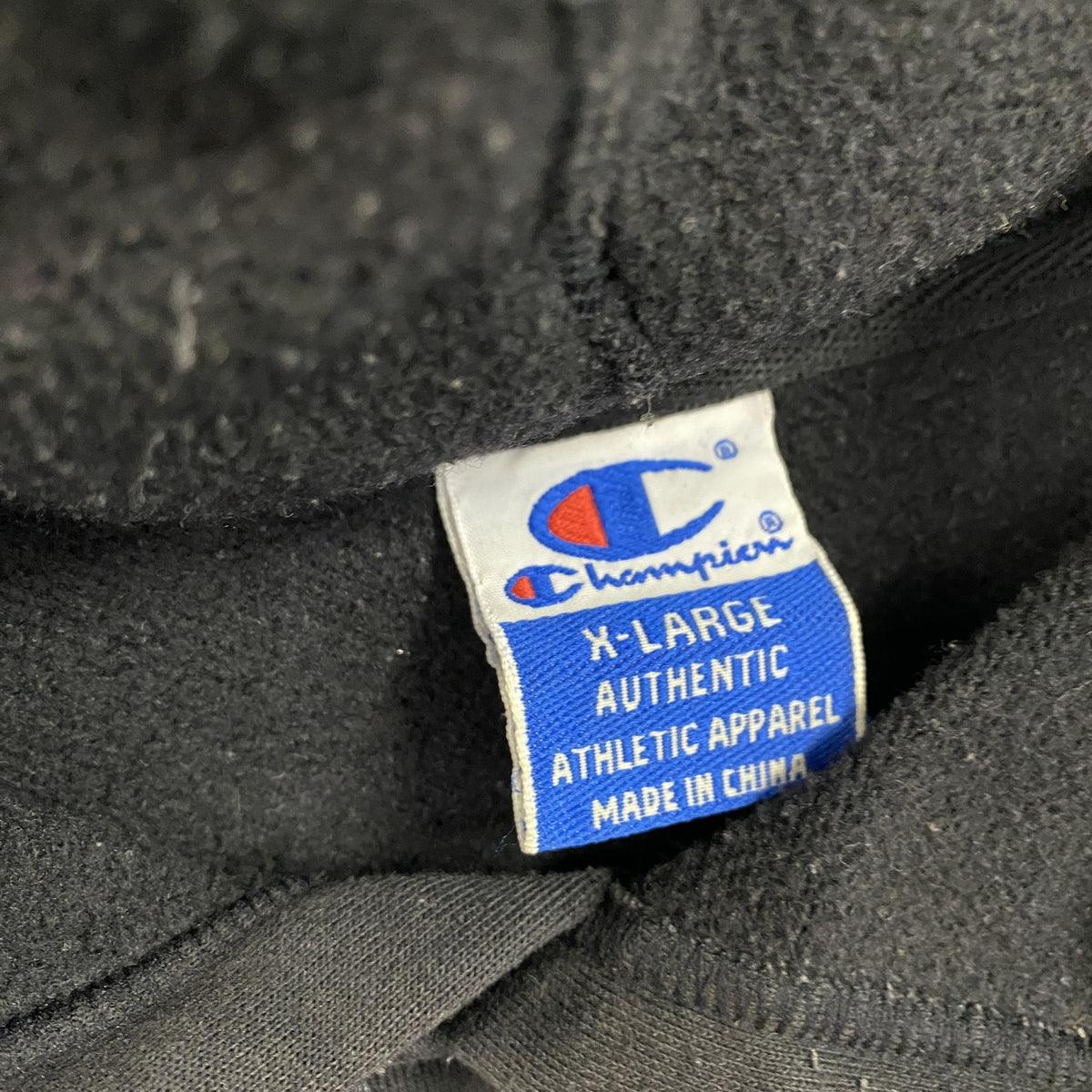 Champion　チャンピオン　スウェットパーカー/フーディー　黒　ブラック　XLサイズ　古着