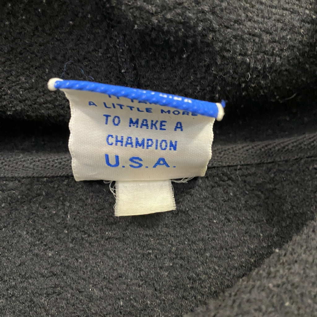 Champion　チャンピオン　スウェットパーカー/フーディー　黒　ブラック　XLサイズ　古着