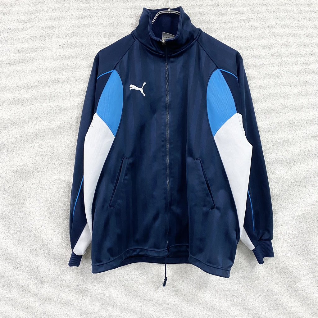 PUMA　プーマ　トラックジャケット/ジャージ　紺　ネイビー　Mサイズ　古着