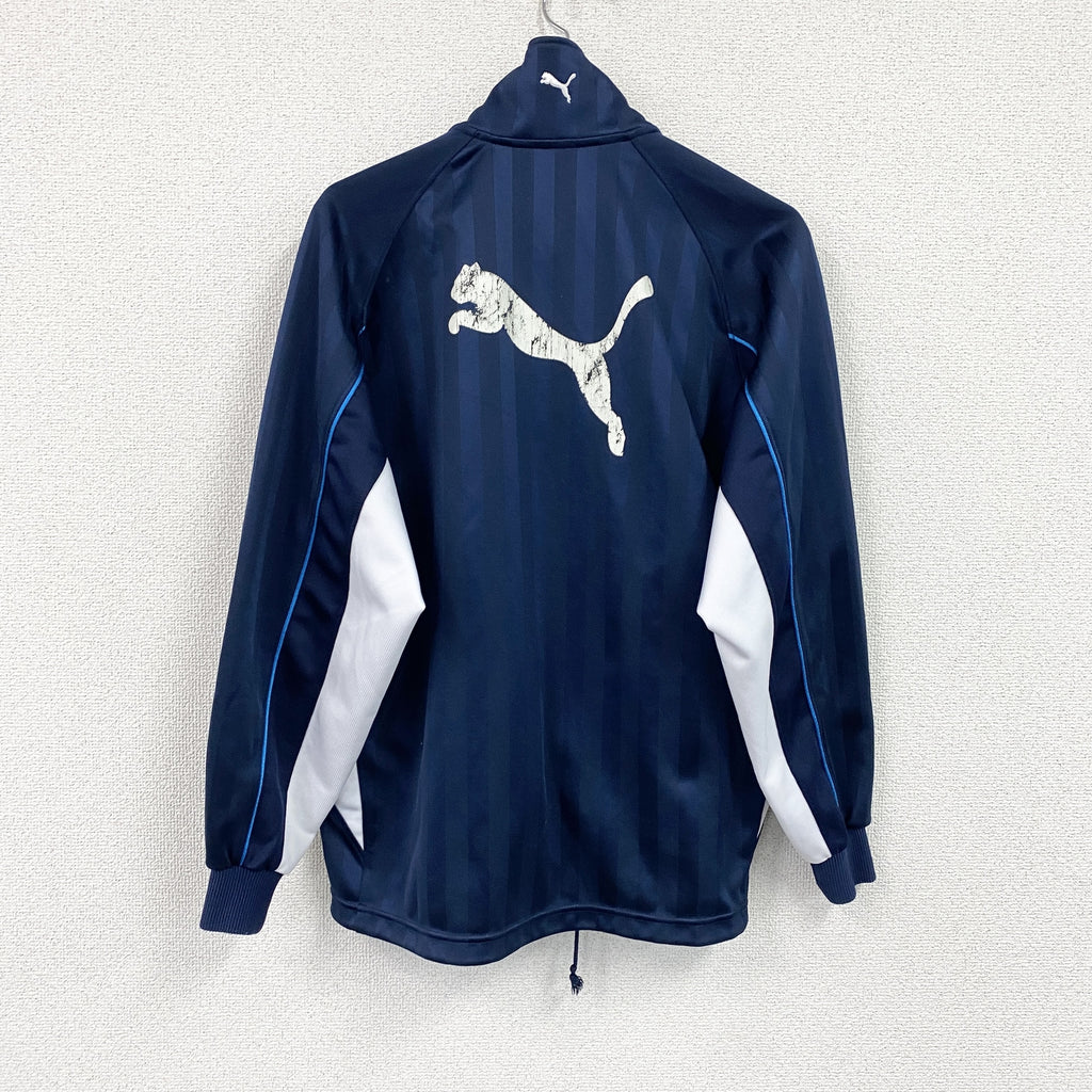 PUMA　プーマ　トラックジャケット/ジャージ　紺　ネイビー　Mサイズ　古着