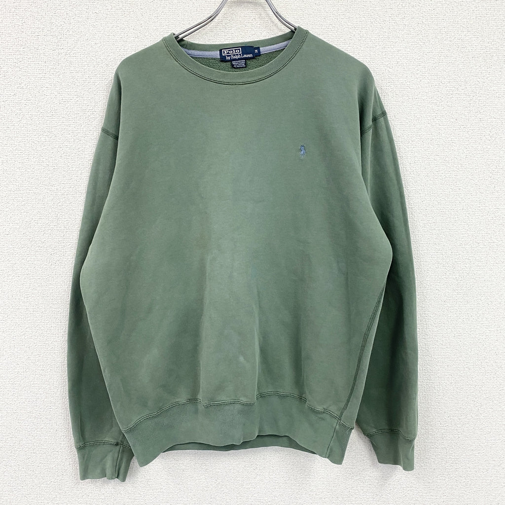 Polo by Ralph Lauren　ラルフローレン　スウェット/トレーナー　緑　グリーン　Mサイズ　古着