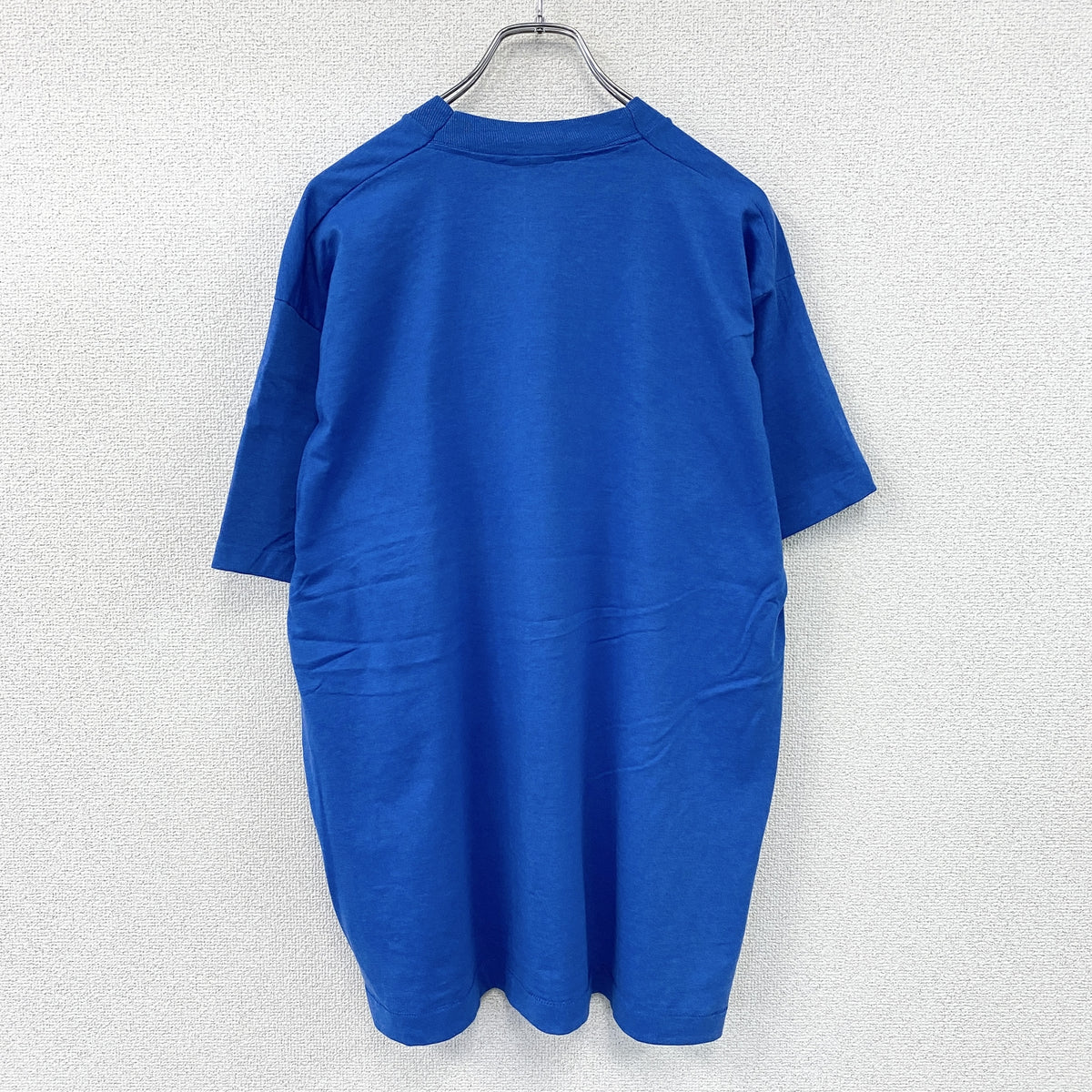 FRUIT OF THE LOOM　フルーツオブザルーム　半袖プリントTシャツ　シングルステッチ　ヴィンテージ　青　ブルー　XLサイズ　古着