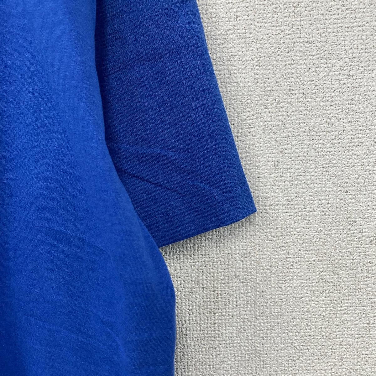 FRUIT OF THE LOOM　フルーツオブザルーム　半袖プリントTシャツ　シングルステッチ　ヴィンテージ　青　ブルー　XLサイズ　古着