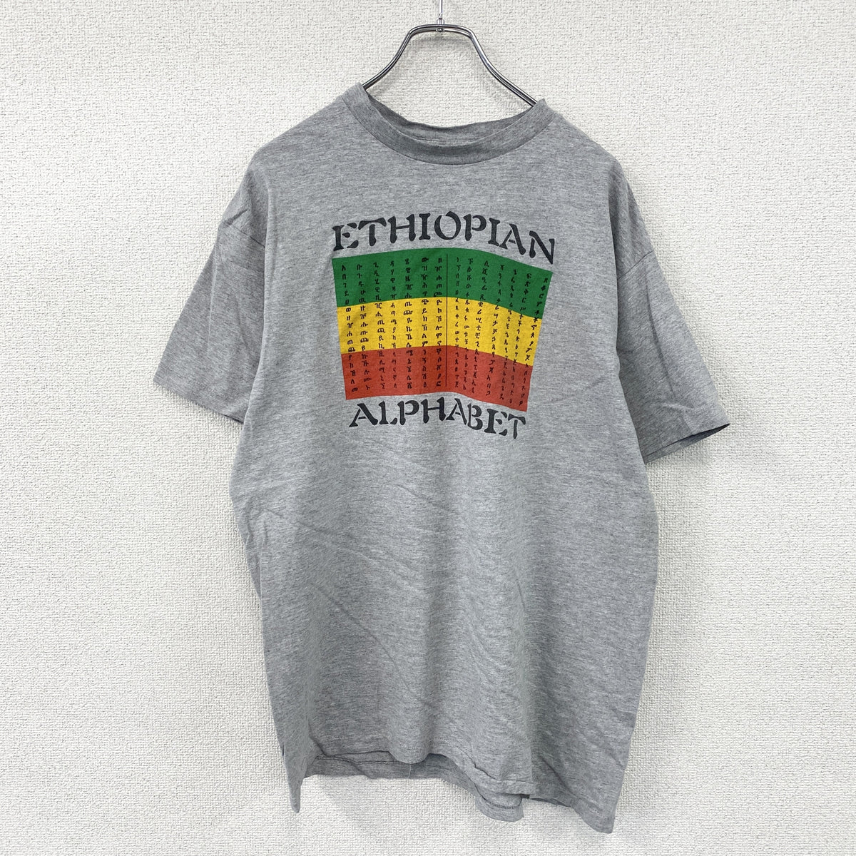 anvil　アンビル　半袖プリントTシャツ　シングルステッチ　ヴィンテージ　グレー　XLサイズ　古着