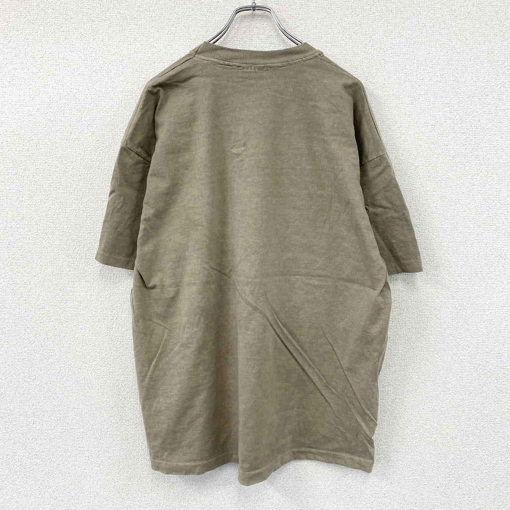 anvil　アンビル　半袖プリントTシャツ　シングルステッチ　ヴィンテージ　茶色　ブラウン　XLサイズ　古着