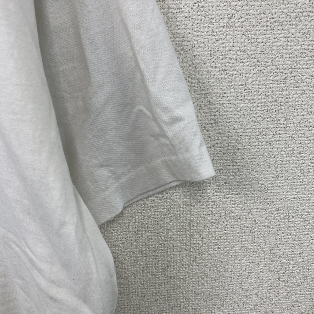 FRUIT OF THE LOOM　フルーツオブザルーム　半袖プリントTシャツ　シングルステッチ　ヴィンテージ　白　ホワイト　XLサイズ カットソー メンズ コットン 古着