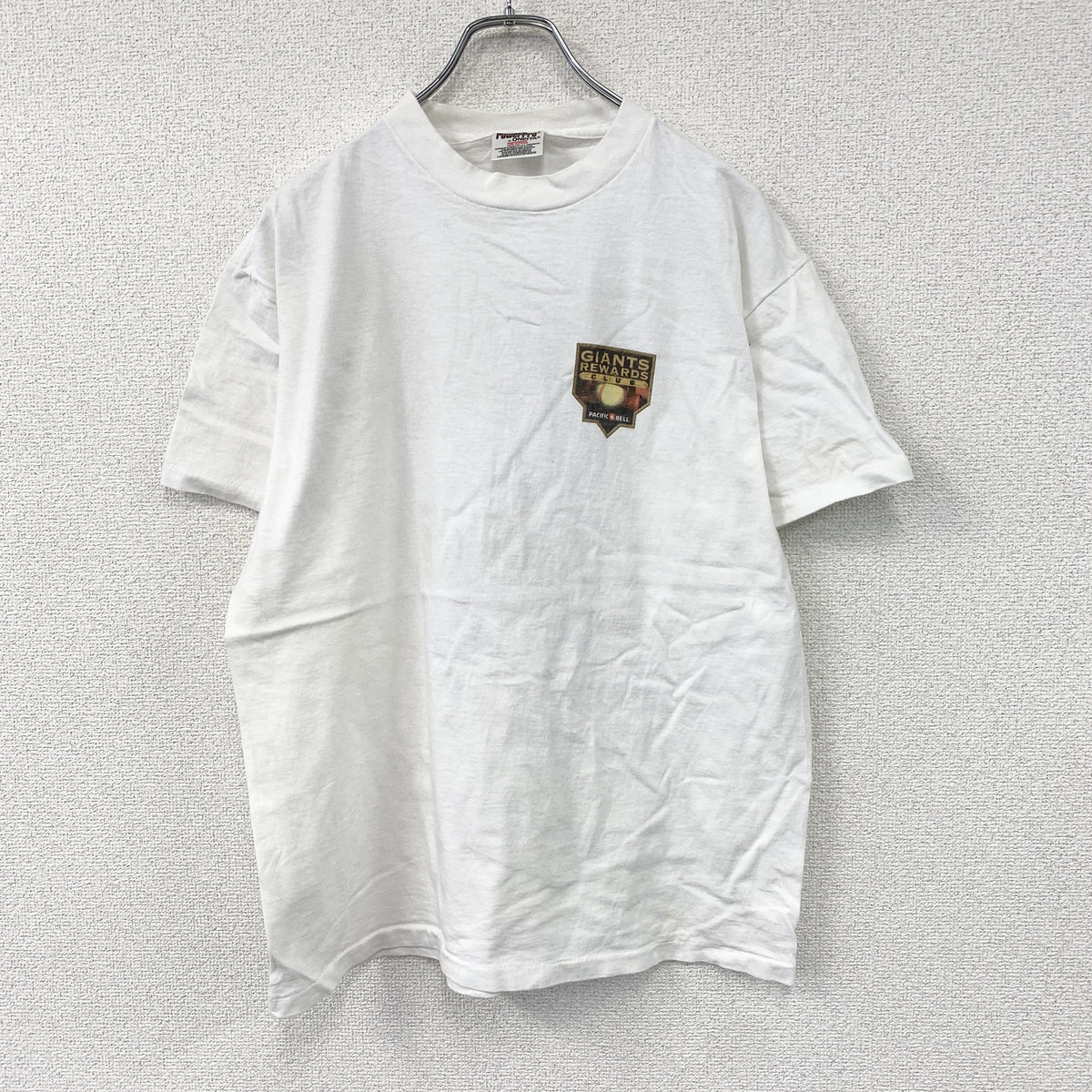 ONEITA　オニータ　サンフランシスコジャイアンツ　半袖プリントTシャツ　シングルステッチ　ヴィンテージ　白　ホワイト　Lサイズ　古着