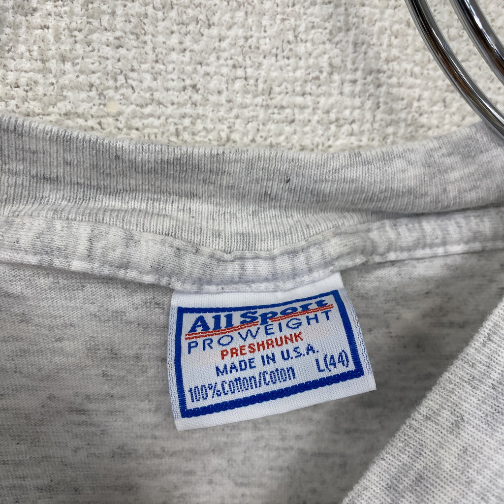 All Sport　オールスポーツ　トゥイーティー　半袖Tシャツ　シングルステッチ　ヴィンテージ　霜降りグレー　Lサイズ　古着