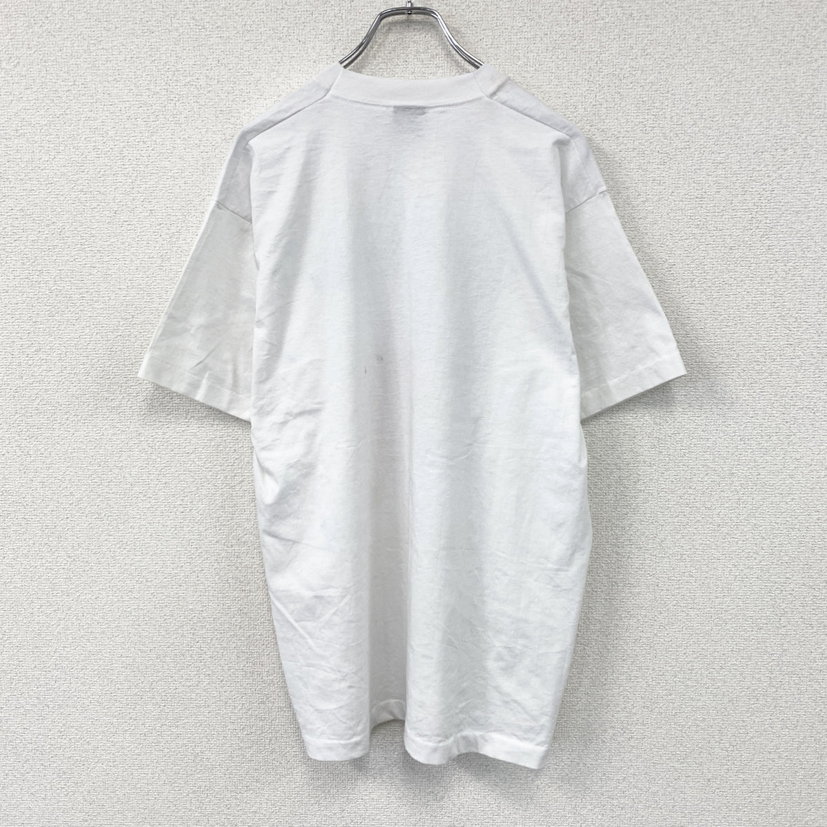 FRUIT OF THE LOOM　フルーツオブザルーム　半袖プリントTシャツ　シングルステッチ　ヴィンテージ　白　ホワイト　XLサイズ　古着
