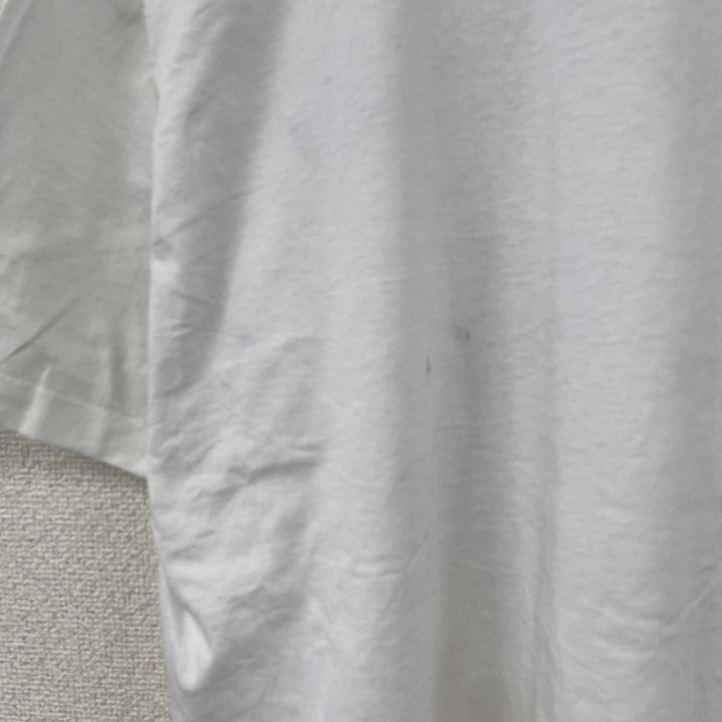 FRUIT OF THE LOOM　フルーツオブザルーム　半袖プリントTシャツ　シングルステッチ　ヴィンテージ　白　ホワイト　XLサイズ　古着
