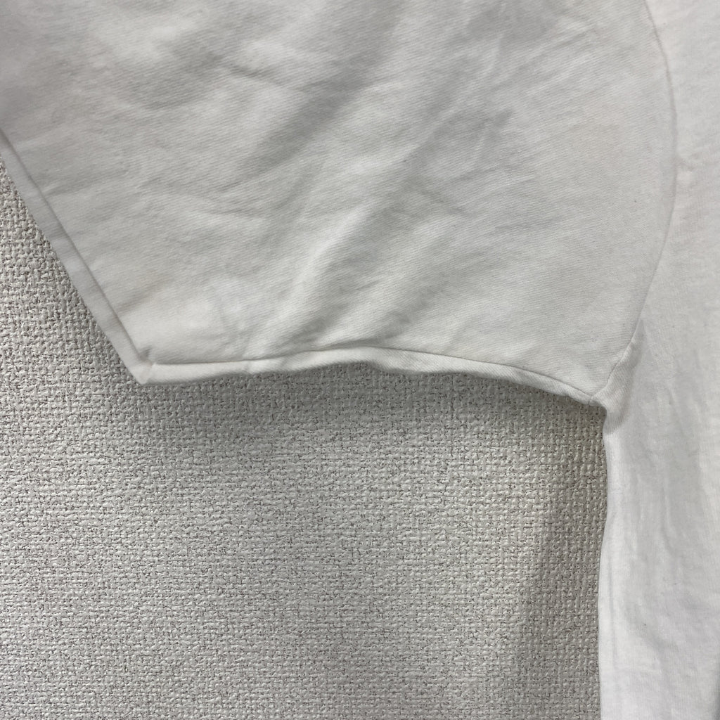 FRUIT OF THE LOOM　フルーツオブザルーム　半袖プリントTシャツ　シングルステッチ　ヴィンテージ　白　ホワイト　XLサイズ　古着