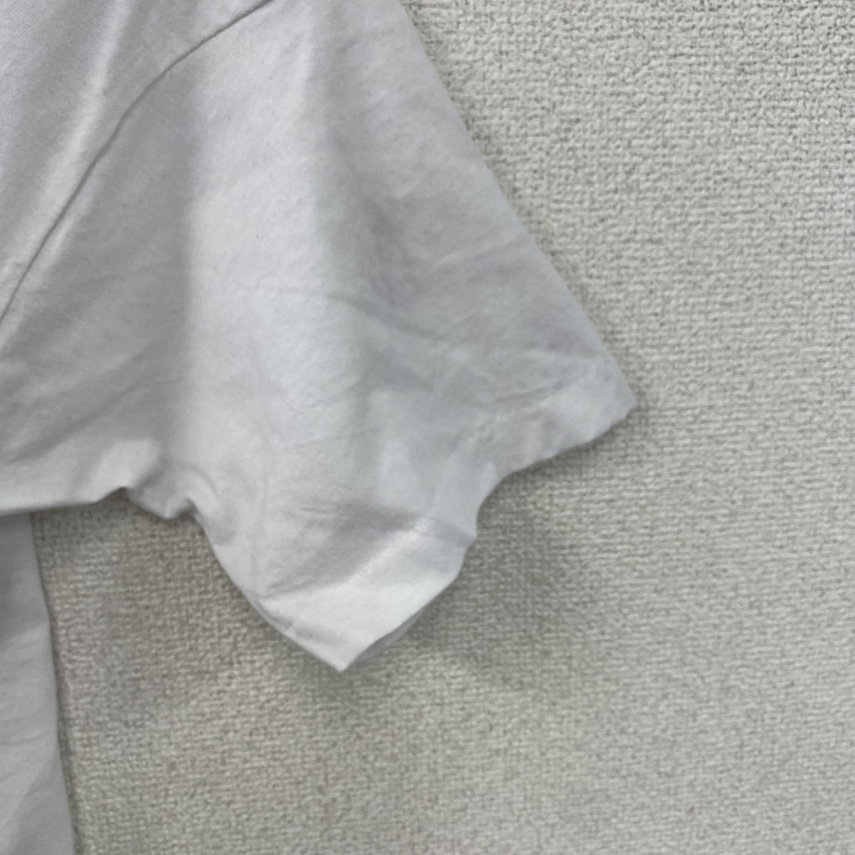 半袖プリントTシャツ　シングルステッチ　ヴィンテージ　白　ホワイト　XLサイズ カットソー メンズ コットン 古着