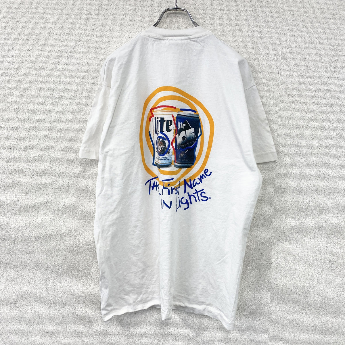 FRUIT OF THE LOOM　フルーツオブザルーム　半袖プリントTシャツ　シングルステッチ　ヴィンテージ　白　ホワイト　XLサイズ カットソー メンズ コットン 古着