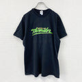 Sew Cal Logo　半袖プリントTシャツ　シングルステッチ　ヴィンテージ　黒　ブラック　XLサイズ カットソー メンズ コットン 古着