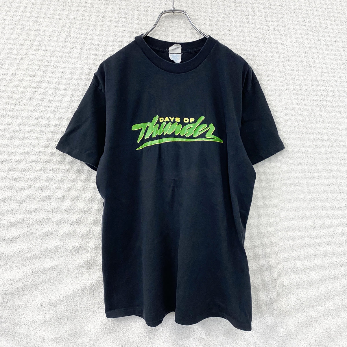 Sew Cal Logo　半袖プリントTシャツ　シングルステッチ　ヴィンテージ　黒　ブラック　XLサイズ カットソー メンズ コットン 古着