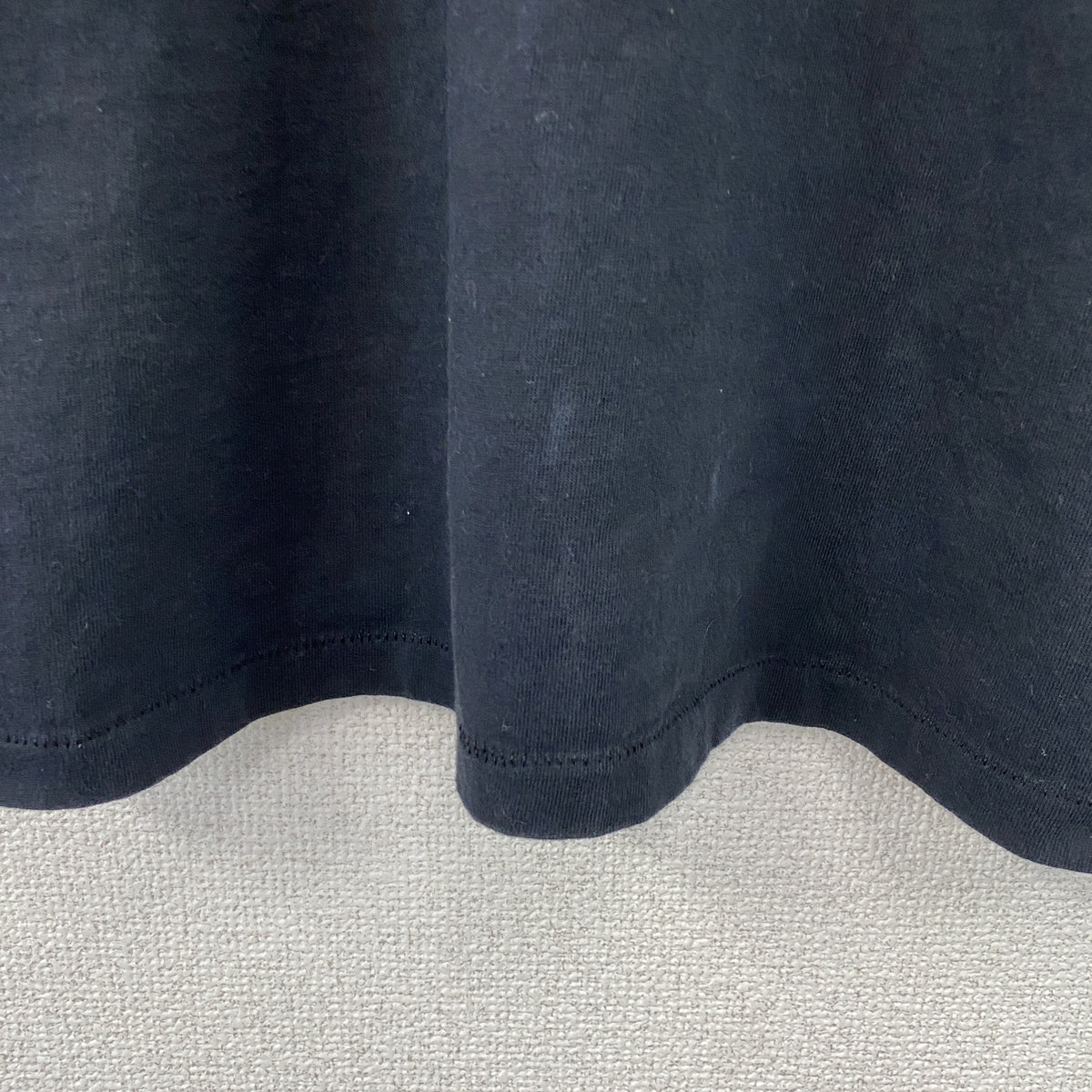 Sew Cal Logo　半袖プリントTシャツ　シングルステッチ　ヴィンテージ　黒　ブラック　XLサイズ カットソー メンズ コットン 古着