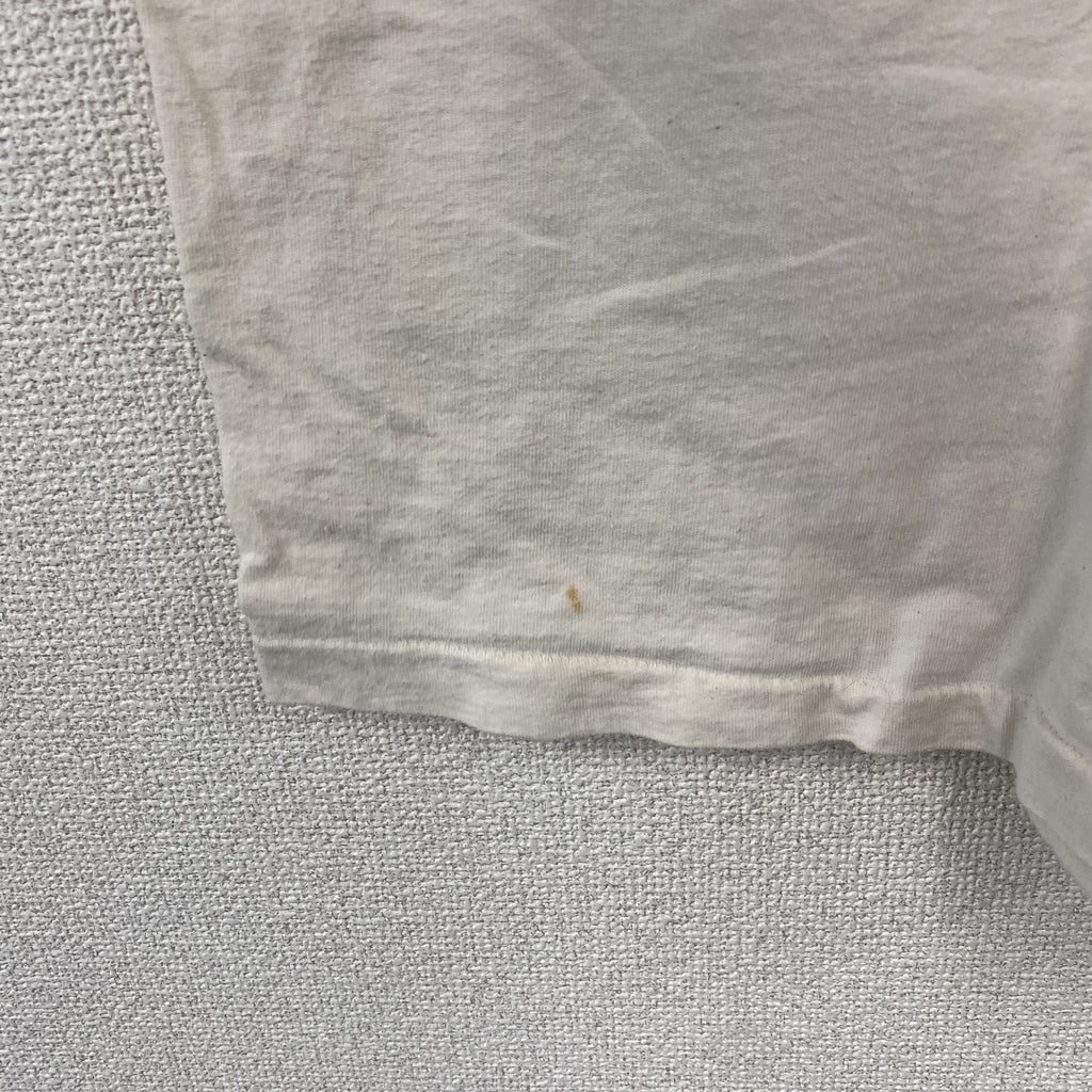 FRUIT OF THE LOOM　フルーツオブザルーム　半袖プリントTシャツ　シングルステッチ　ヴィンテージ　ベージュ　XLサイズ　古着