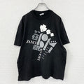 Hanes　ヘインズ　ジャネットジャクソン　半袖プリントTシャツ　シングルステッチ　ヴィンテージ　黒　ブラック　XLサイズ　古着