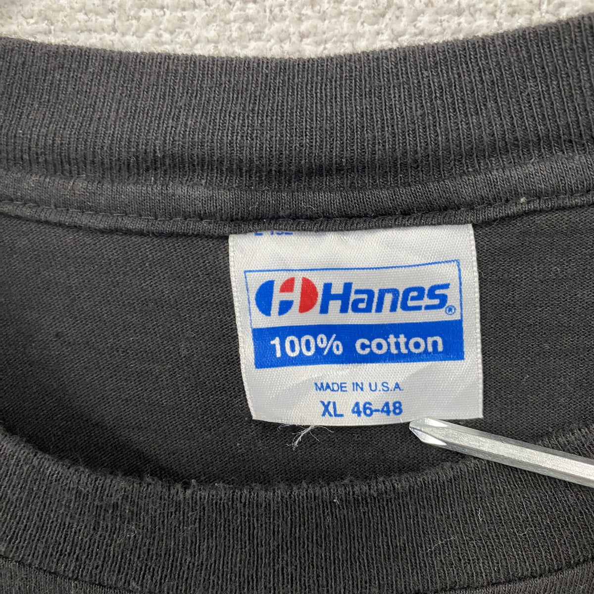 Hanes　ヘインズ　ジャネットジャクソン　半袖プリントTシャツ　シングルステッチ　ヴィンテージ　黒　ブラック　XLサイズ　古着