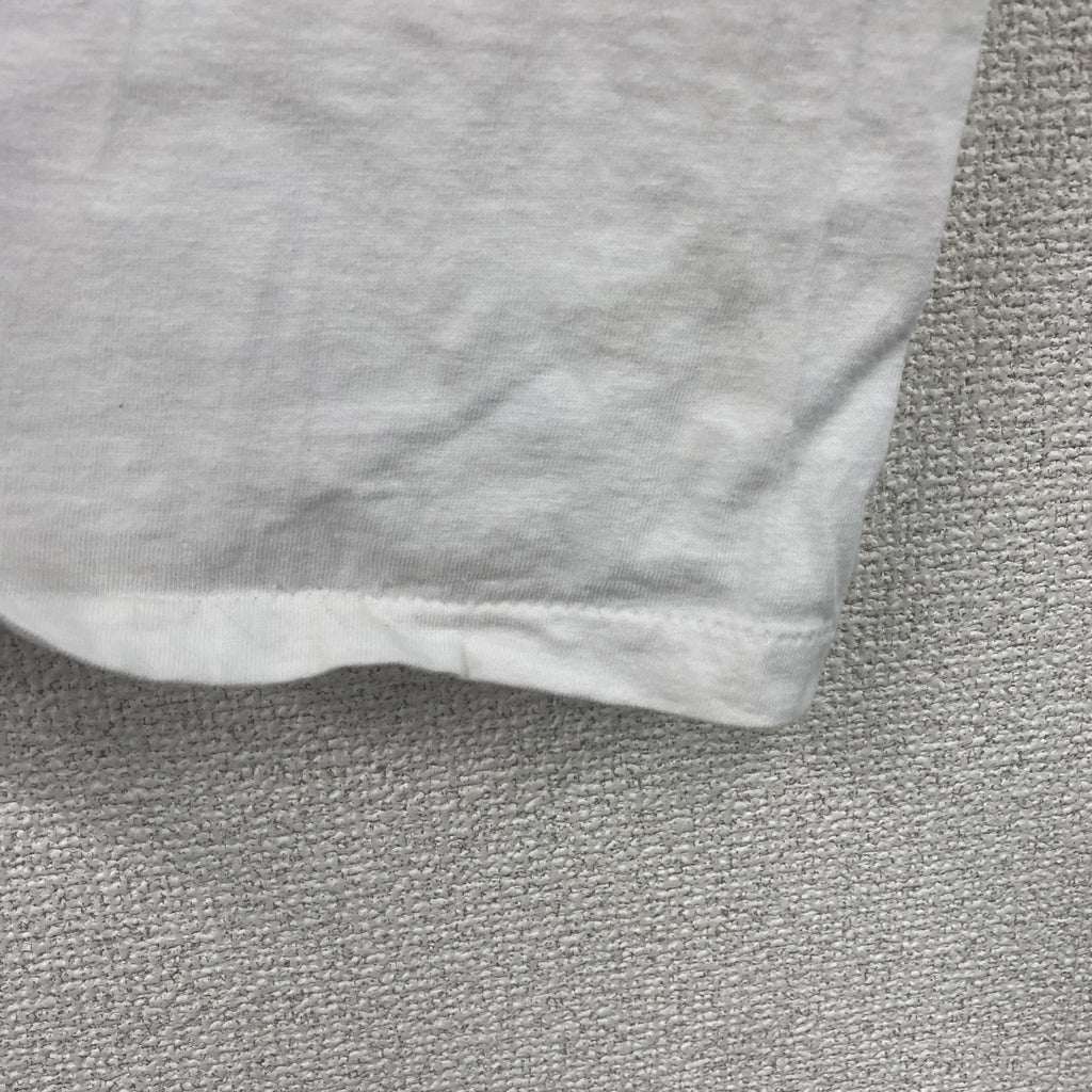 ONEITA　オニータ　半袖プリントTシャツ　シングルステッチ　ヴィンテージ　白　ホワイト　Lサイズ　古着