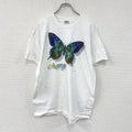 DELTA　デルタ　半袖プリントTシャツ　シングルステッチ　ヴィンテージ　白　ホワイト　Lサイズ カットソー メンズ コットン 古着