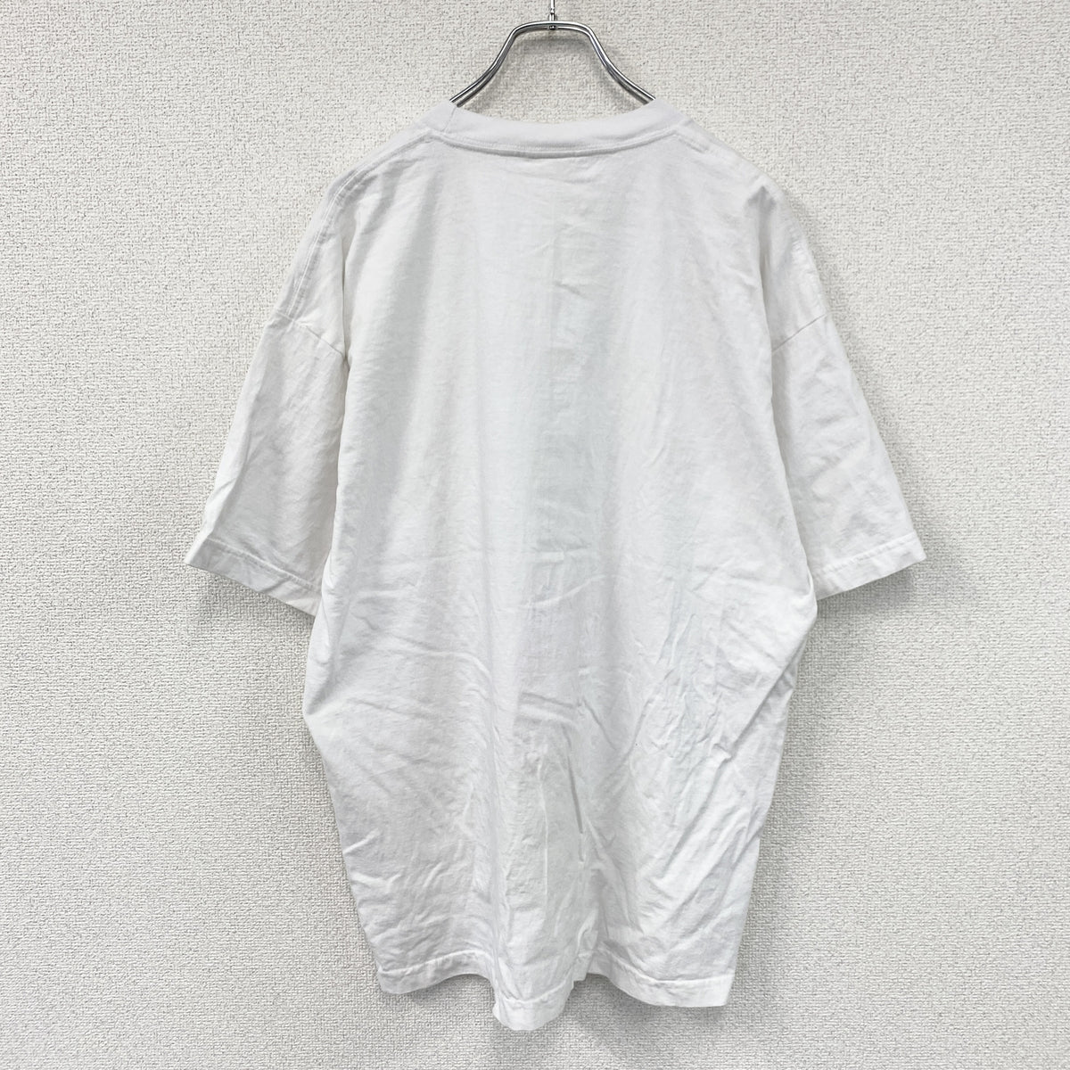 Organic BAYSIDE　バラクオバマ　半袖プリントTシャツ　白　ホワイト　XLサイズ カットソー メンズ コットン 古着