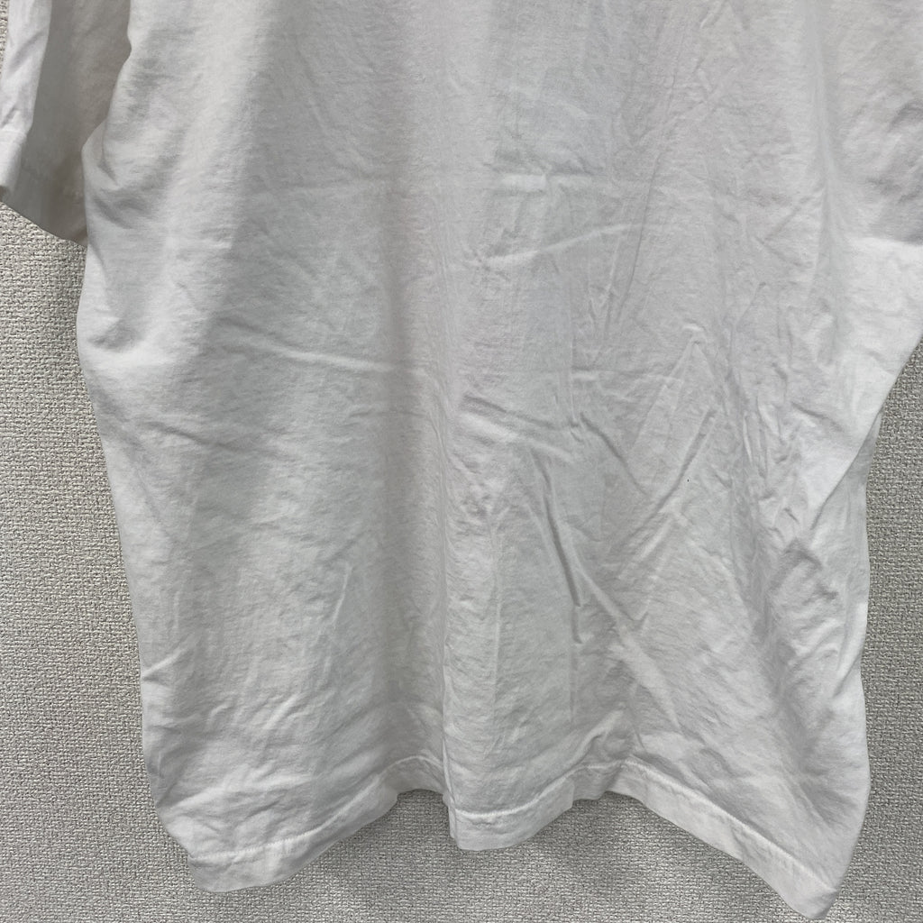 Organic BAYSIDE　バラクオバマ　半袖プリントTシャツ　白　ホワイト　XLサイズ カットソー メンズ コットン 古着