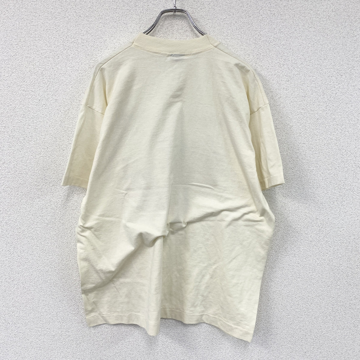FRUIT OF THE LOOM　フルーツオブザルーム　半袖プリントTシャツ　シングルステッチ　ヴィンテージ　ベージュ　XLサイズ　古着