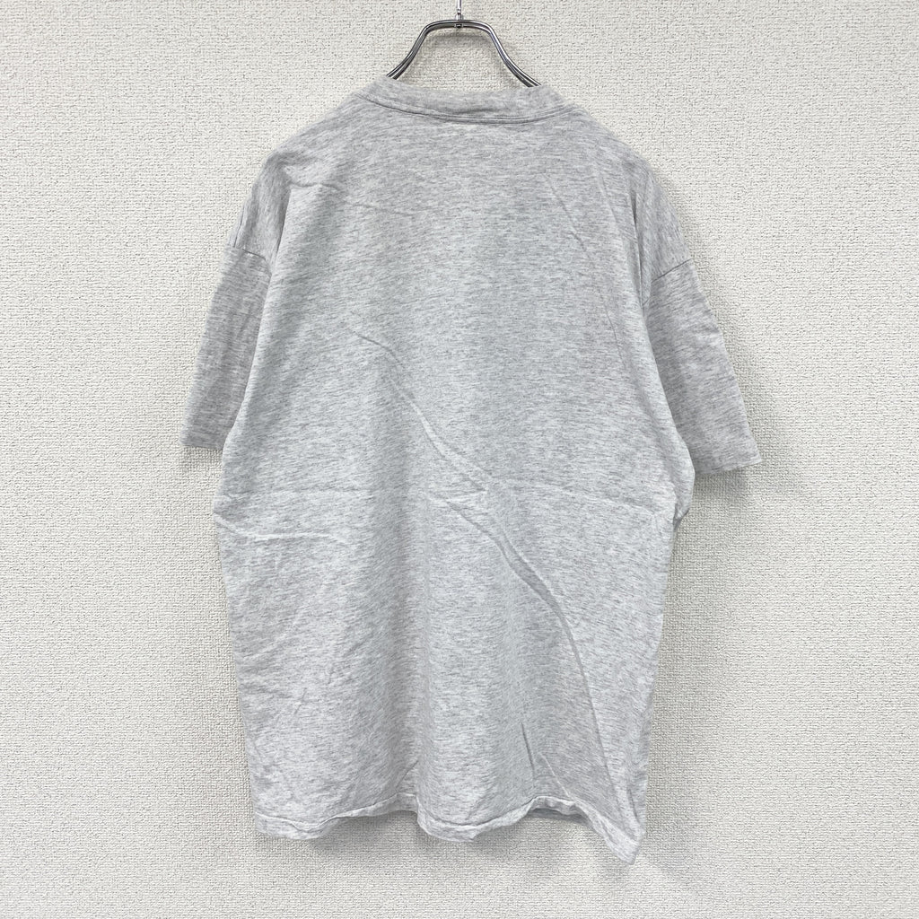 THE NATURE OF THINGS　半袖プリントTシャツ　シングルステッチ　ヴィンテージ　霜降りグレー　XLサイズ　古着