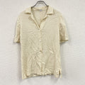 HERNO　ヘルノ　半袖シャツ　ベージュ　45サイズ メンズ 古着