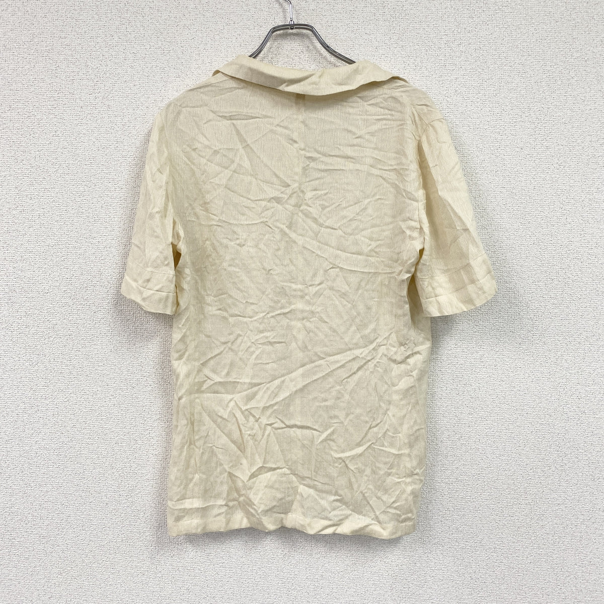 HERNO　ヘルノ　半袖シャツ　ベージュ　45サイズ メンズ 古着