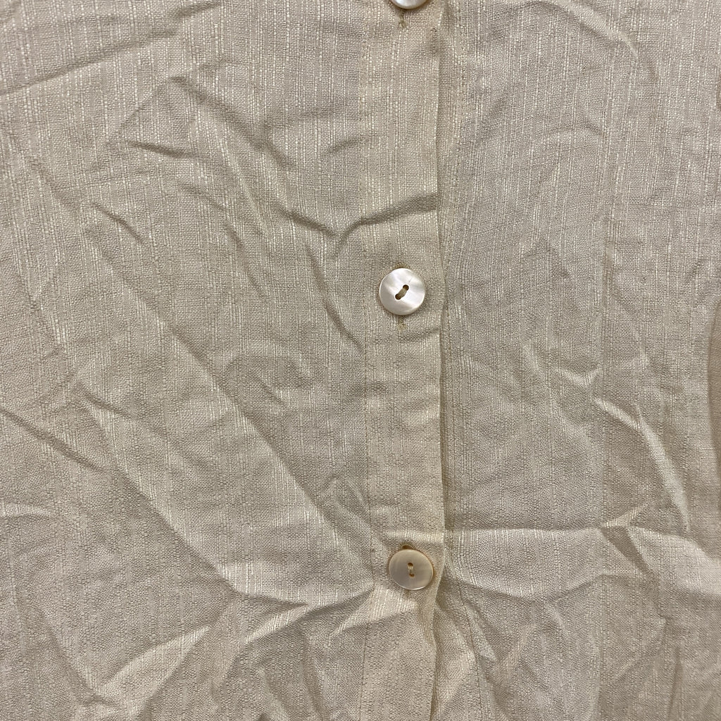 HERNO　ヘルノ　半袖シャツ　ベージュ　45サイズ メンズ 古着