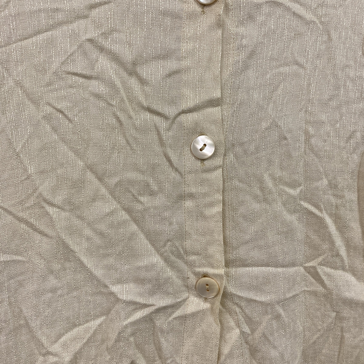 HERNO　ヘルノ　半袖シャツ　ベージュ　45サイズ メンズ 古着